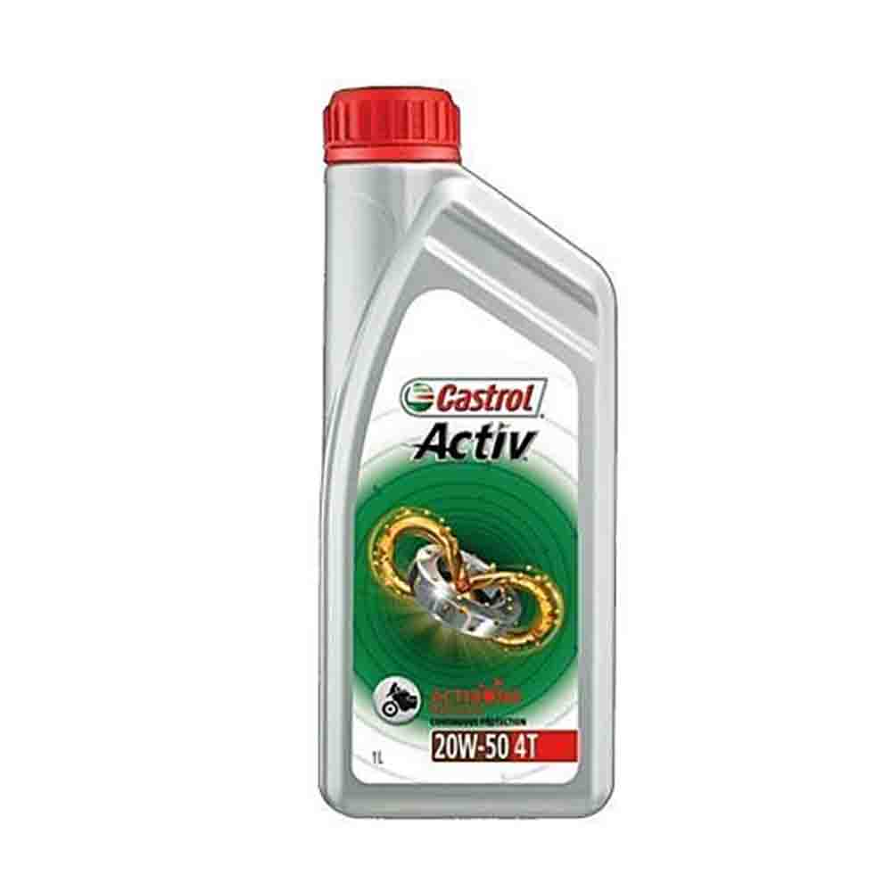 Castrol Active 20W-50 4T bike synthetic engine oil 1l - Sustainable Option - To Exprerience Greatness